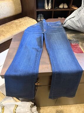 Spanx boot cut denim dark size M